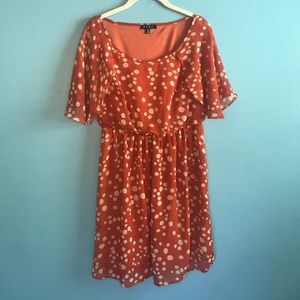 TCEC Short Polka Dot Dress